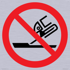 Prohibition: Do not use for face grinding